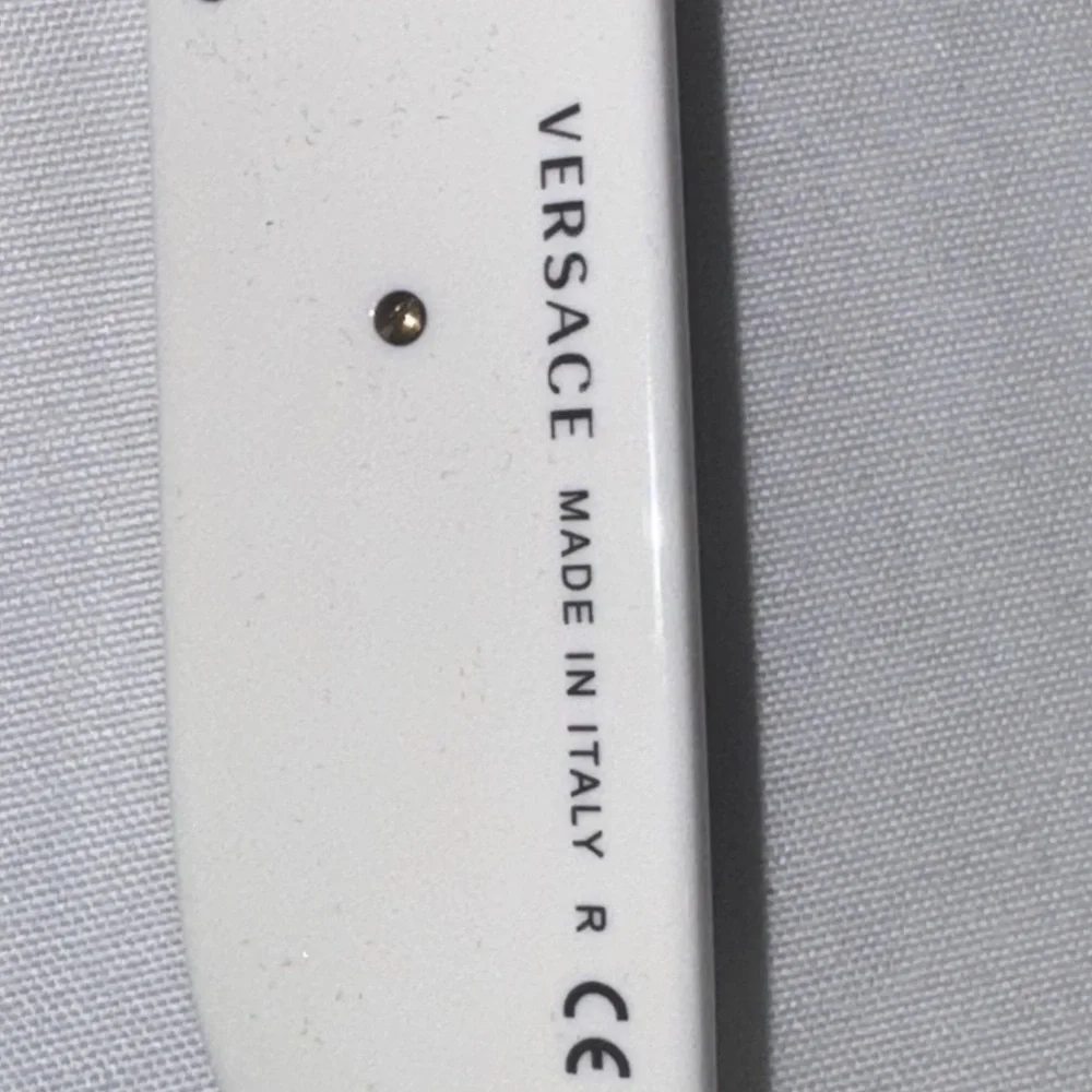 Versace White and Gold Sunglasses - Picture 5 of 6